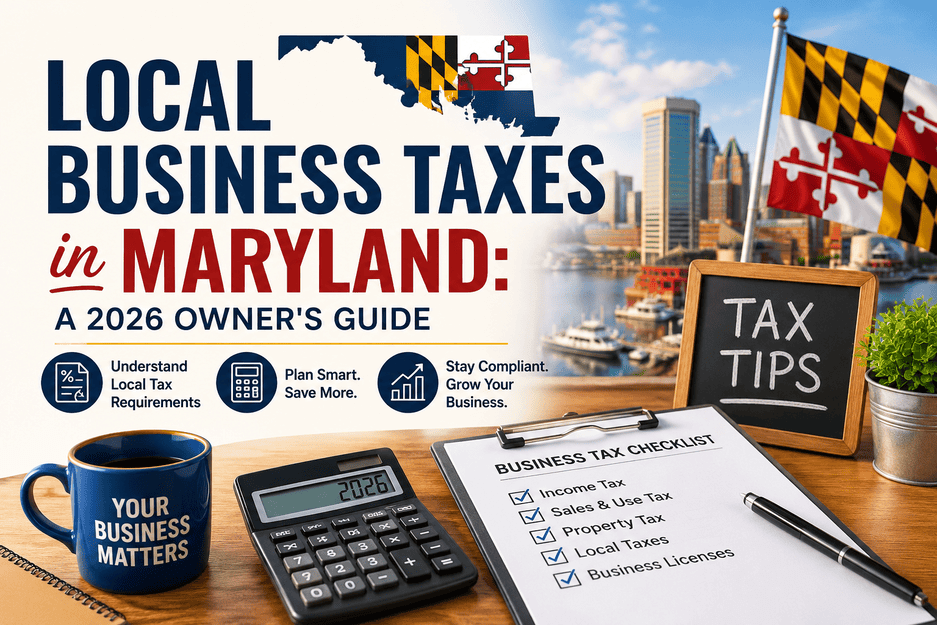 Local Business Taxes in Maryland: A 2026 Owner's Guide