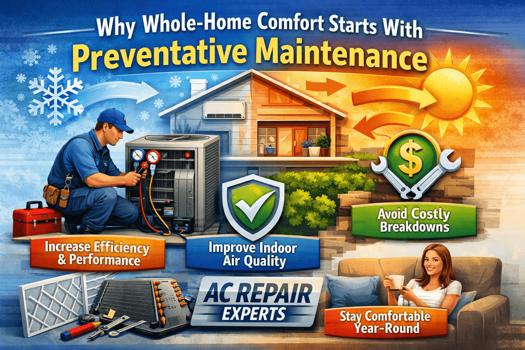 Why Whole-Home Comfort Starts With Preventative Maintenance