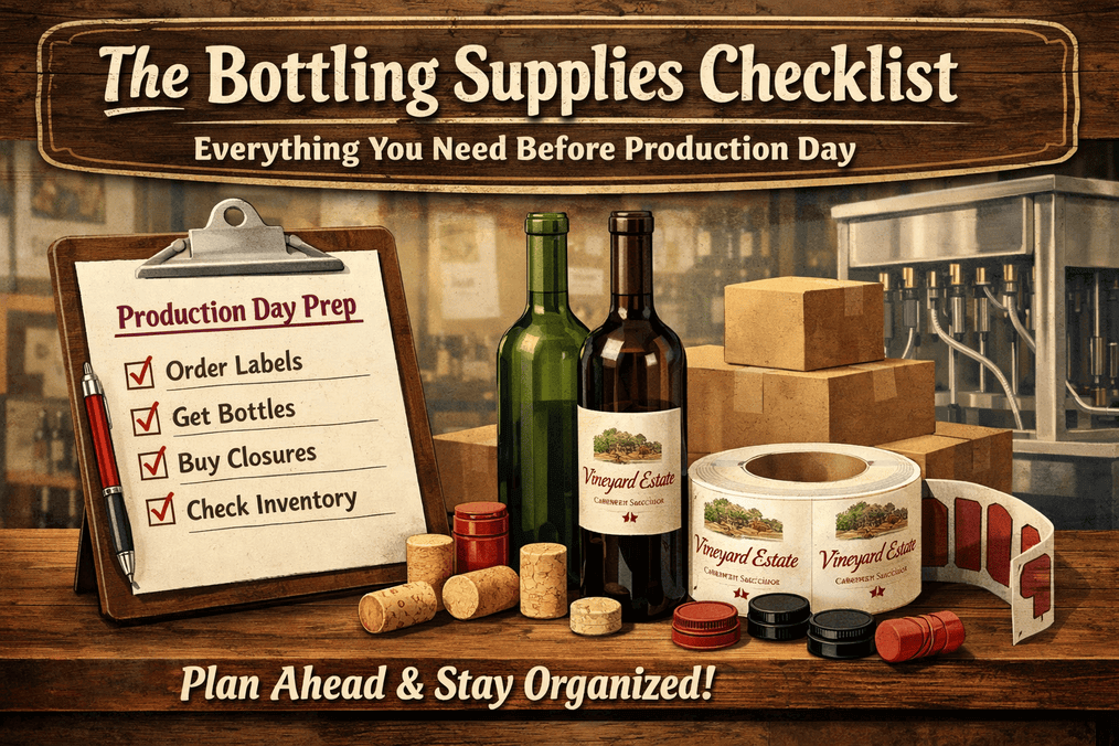 The Bottling Supplies Checklist: Everything You Need Before Production Day