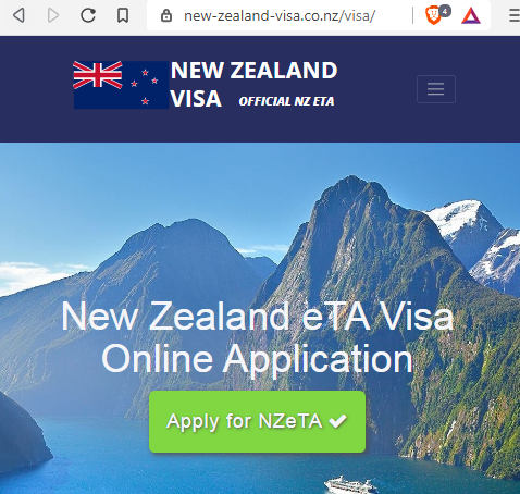 NEW ZEALAND ETA VISA Online - TEXAS Office