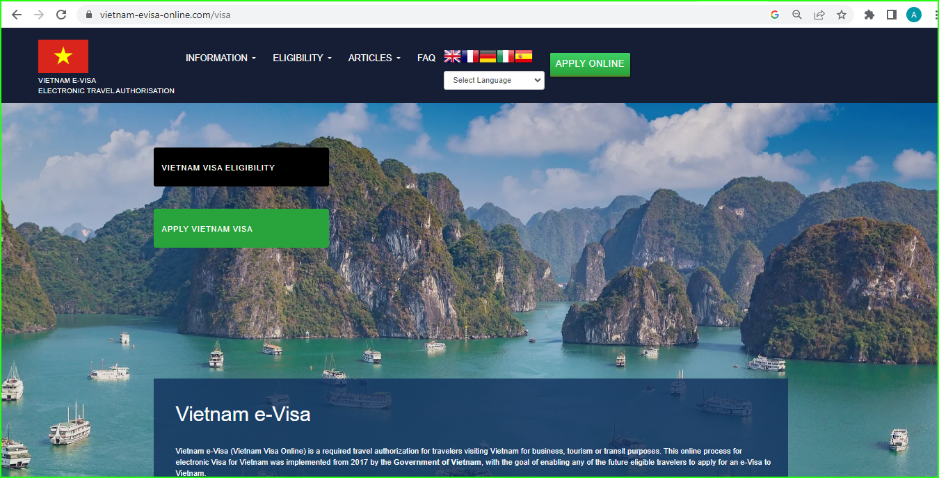 VIETNAMESE Official Vietnam Government Immigration Visa Application Online CZECH CITIZENS - American Immigration Center for Visa Applications