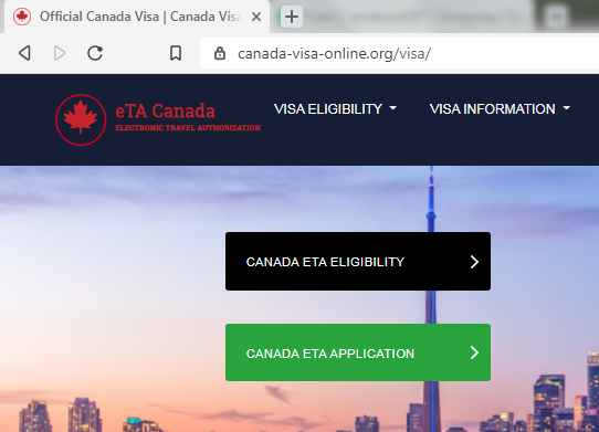 CANADA  Official Government Immigration Visa Application Online  EUROPE SPAIN CITIZENS - Solicitude oficial de visa en liña de inmigración de Canadá