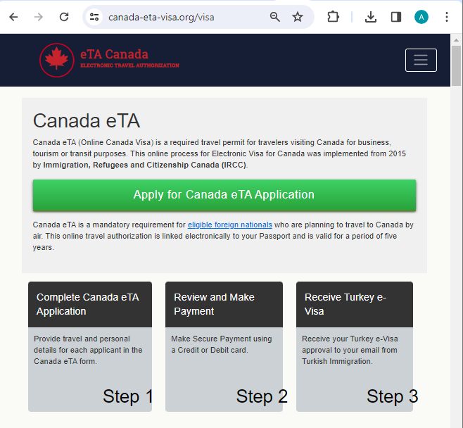 FOR JAPANESE CITIZENS -   CANADA  Official Canadian ETA Visa